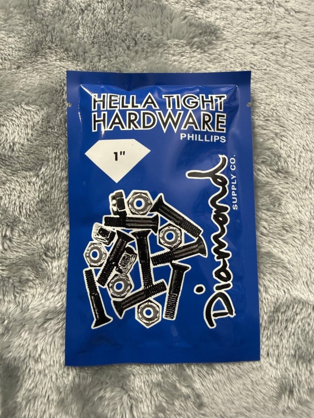 New Diamond Supply Co Hella Tight Phillips Hardware 1" Skateboard Bolts Nuts Set